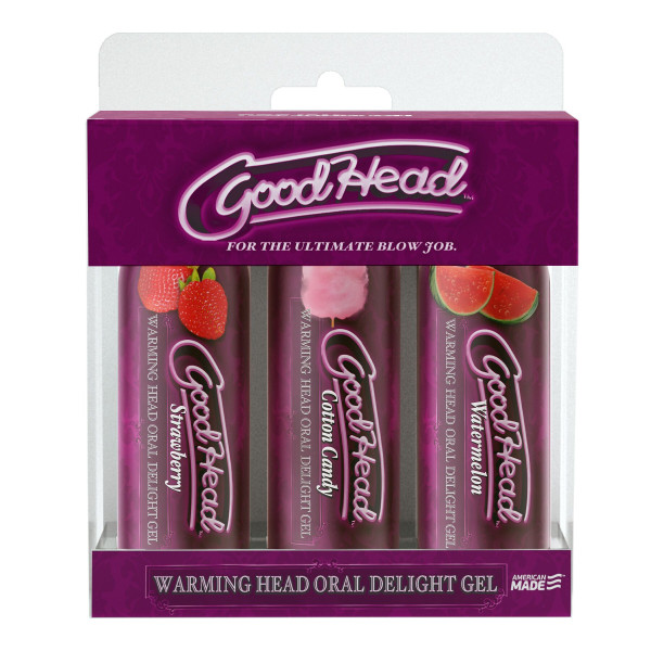 Разогревающие гели для орального секса Doc Johnson GoodHead Warming Head 