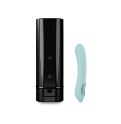 Интерактивный набор мастурбатор + стимулятор точки G Kiiroo Onyx+ and Pearl 2+ Couple Set Turquoise