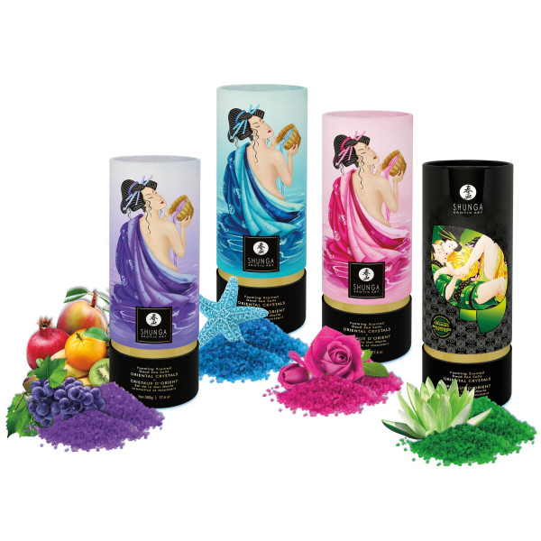 Соль для ванны Shunga Oriental Crystals Bath Salts ? Aphrodisia (500 г), соль Мертвого моря