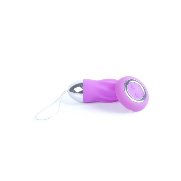 Виброяйцо с пультом ДУ - Remoted controller egg 0.1 USB Purple, 9 см