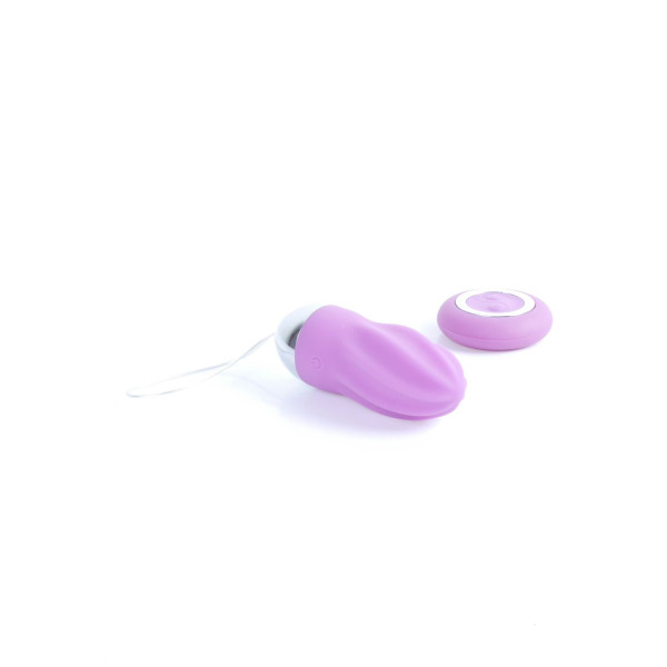 Виброяйцо с пультом ДУ - Remoted controller egg 0.1 USB Purple, 9 см