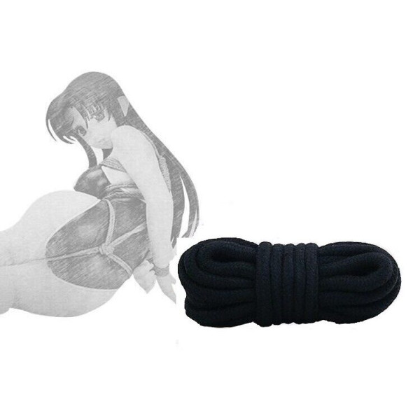 Веревка для бондажа 4M BLACK, 4 метра