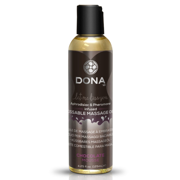 Массажное масло DONA Kissable Massage Oil Chocolate Mousse 