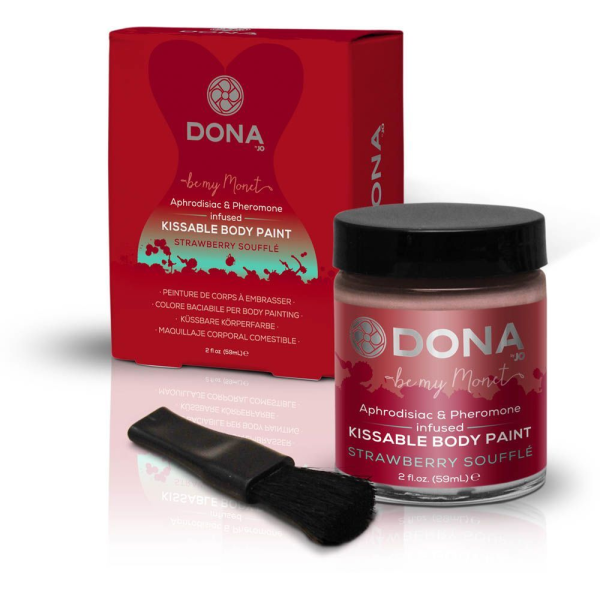 Краска для тела Dona Kissable Body Paint - STRAWBERRY SOUFFLE