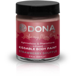 Краска для тела Dona Kissable Body Paint - STRAWBERRY SOUFFLE