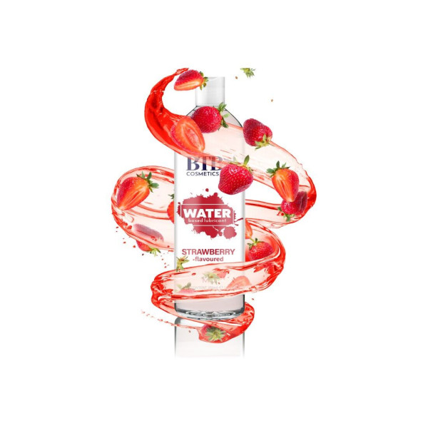 Смазка на водной основе BTB FLAVORED STRAWBERRY с ароматом клубники, 250 мл