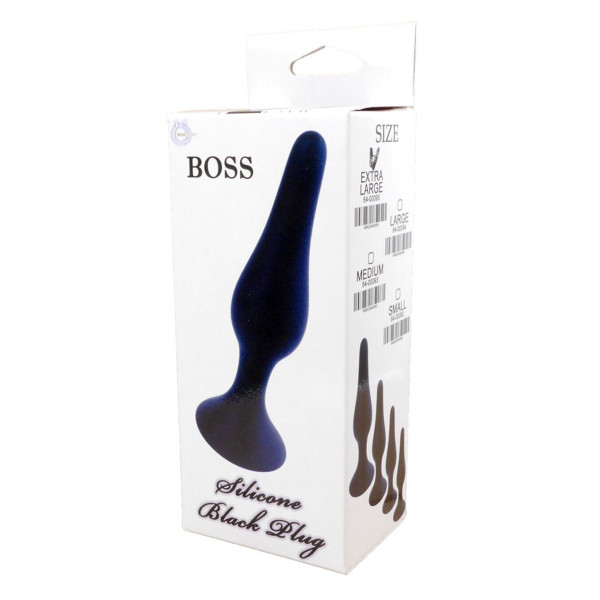 Анальный плаг Silicone Plug Black - Large