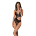 Боди с ажурным лифом Christa Body black S/M — Passion