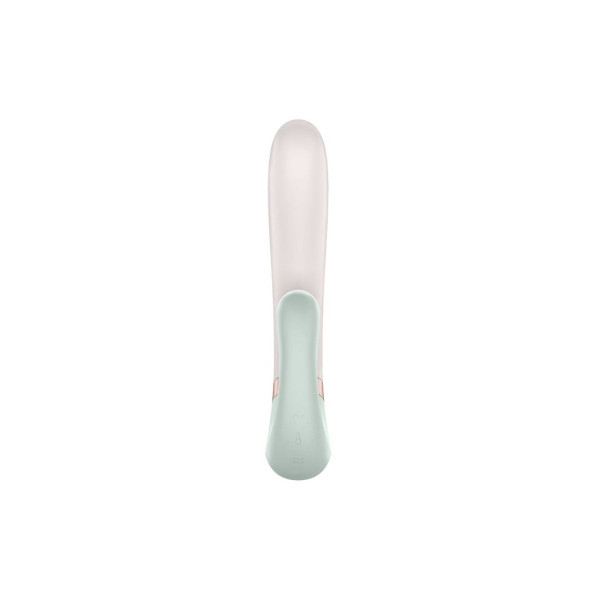 Смарт вибратор кролик с подогревом Satisfyer Heat Wave Mint с управлением через смартфон, 12 режимов, 20 см