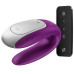 Смарт-вибратор для пар Satisfyer Double Fun (Violet), управление через пульт и смартфон