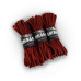 Джутовая веревка для Шибари Feral Feelings Shibari Rope, красная, 8 м