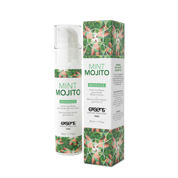 Массажное масло EXSENS Mojito 50мл, съедобное