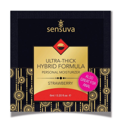 Пробник Sensuva - Ultra-Thick Hybrid Formula Strawberry, 6 мл
