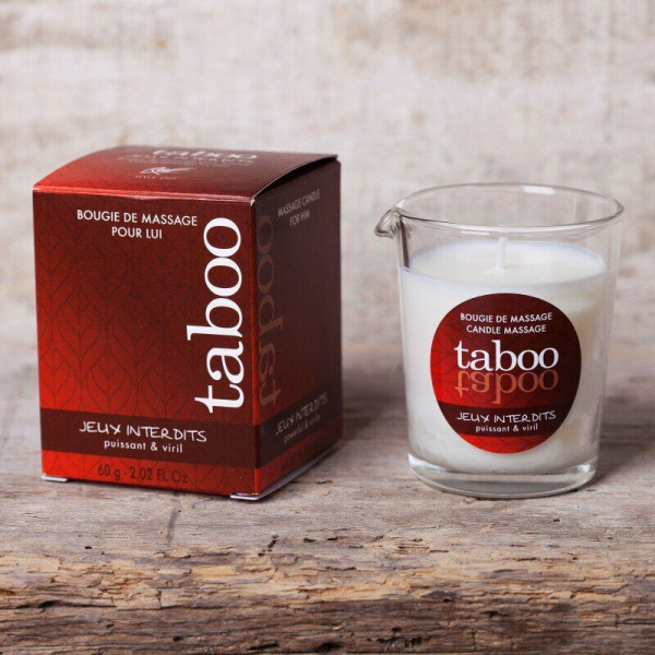 Массажная свеча для мужчин TABOO Jeux interdits, 60 гр