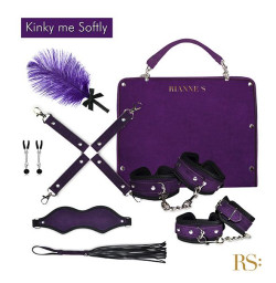 Подарочный набор для BDSM RIANNE S - Kinky Me Softly Purple: 8 предметов для удовольствия