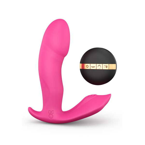 Вибратор Dorcel Secret Clit с подогревом и пультом